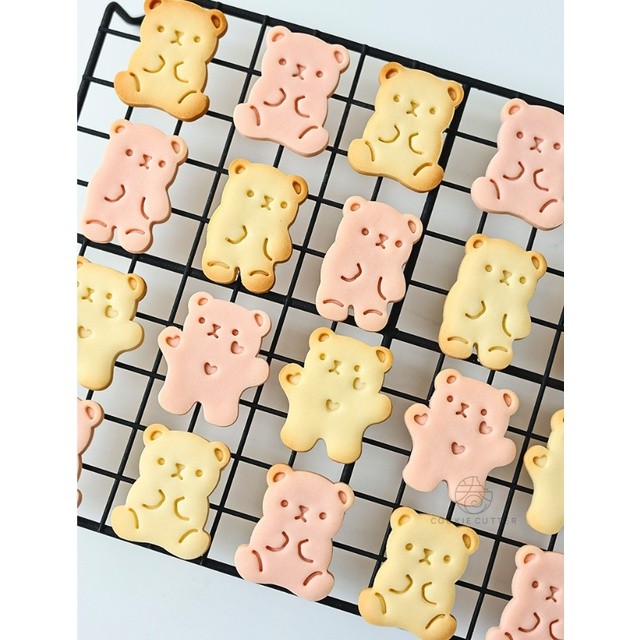Bear Pattern Cookie Cutter Valentine's Day Love Bear Animal Shape Biscuit Mold Hand Pressure Fondant 韩式卡通动物(2253L) - Image 8