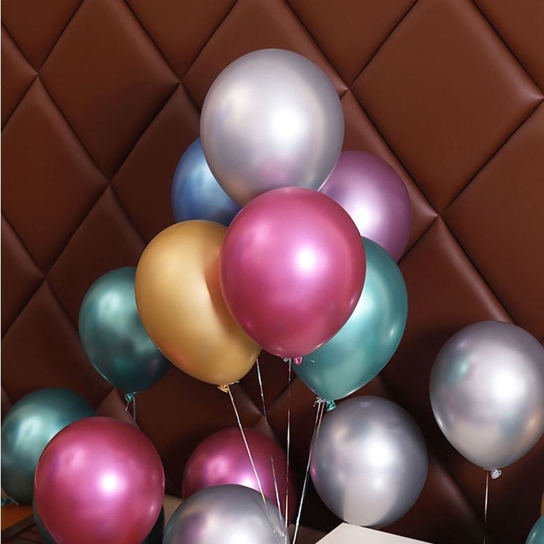 100pcs 10inch 4.5g Glossy Metal Pearl Latex Balloon Helium balloon Wedding Birthday Party decoration(599) - Image 6