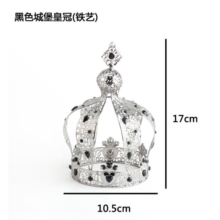 1pc Princess Crown Cake Topper Birthday Ornaments Headdress Crown Topper Cake Decoration For Birthday Party(1301L) - Image 17