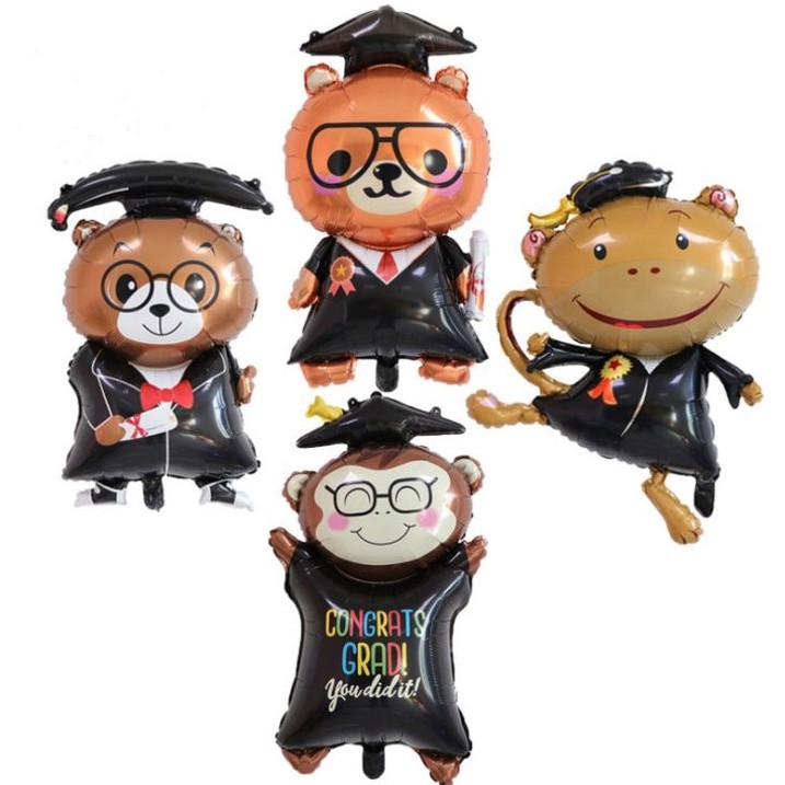Graduation Balloons Graduation Party Decoration Graduation Children's Toys To School Air Balloons(602L)