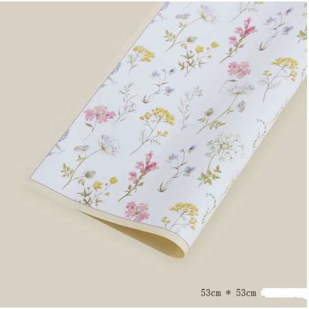1pc Waterproof Wrapping Flower Paper Waltz Flower Shop Supplies Gift Bouquet Packaging Art Paper (2107L) - Image 7