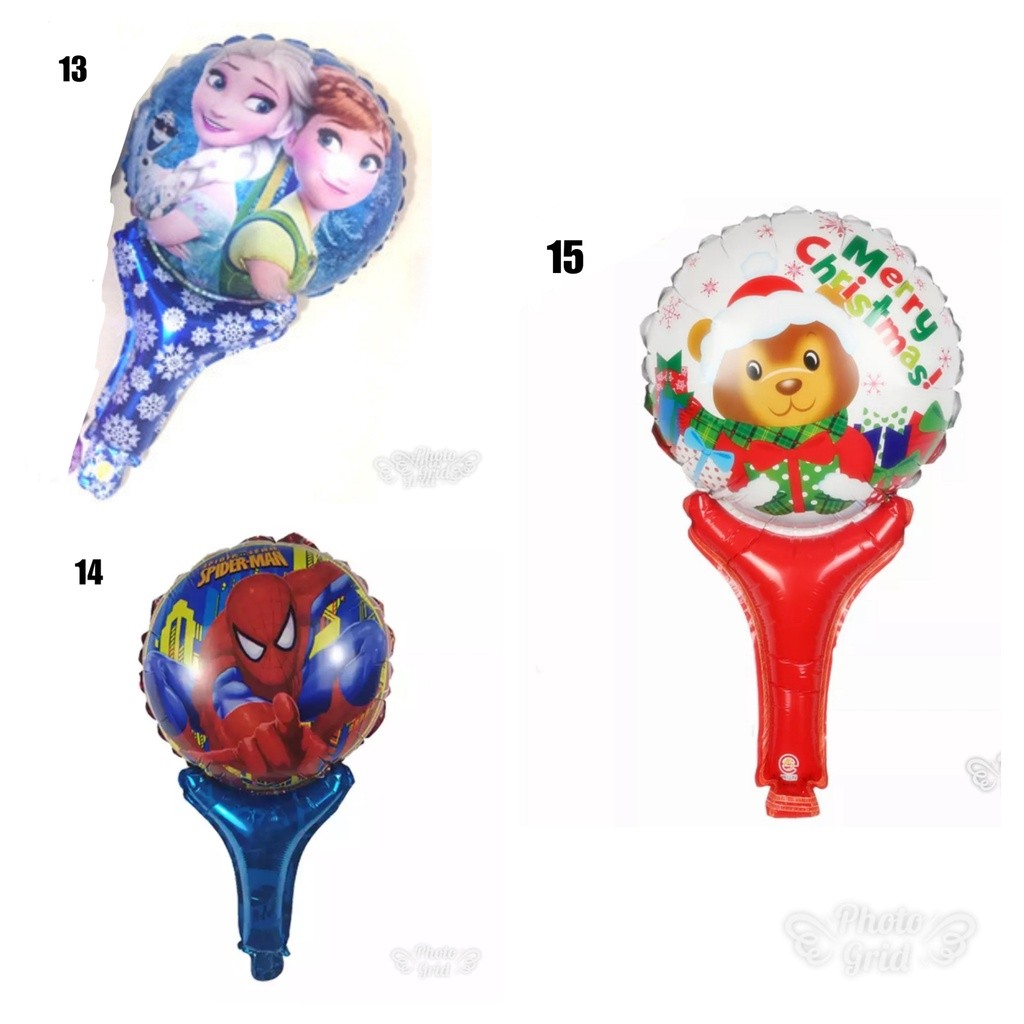 Cartoon Moana/ Princess Hand Sticks Foil Balloons Baby Birthday Wedding Party Decorations Air Globos Kids(295L) - Image 5