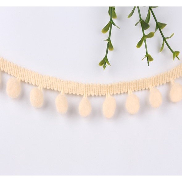 1Yard Pom Pom Trim Ball 12mm Handmade DIY MINI Pearl Pompom Fringe Ribbon Sewing Lace Kintted Fabric毛球花边(2031L) - Image 16