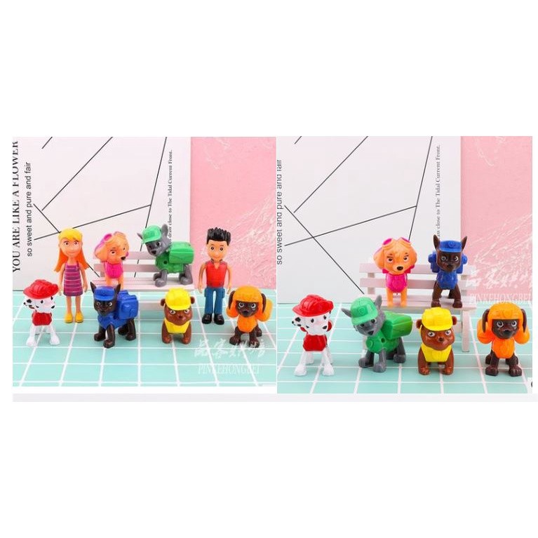 Hot Paw Patrol Toys Set Anime Figure Model Patrol Puppy Rocky Skye Zuma Rubble Marshall Kids Toys Birthday Gift(1043L) - Image 5