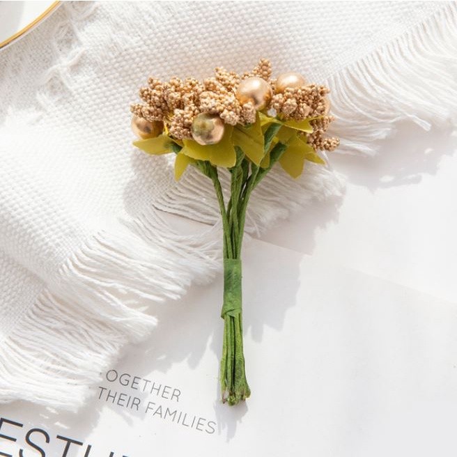 10pcs PE foam stamen wedding home decor accessories for diy wreath gifts Artificial flowers(625L) - Image 11