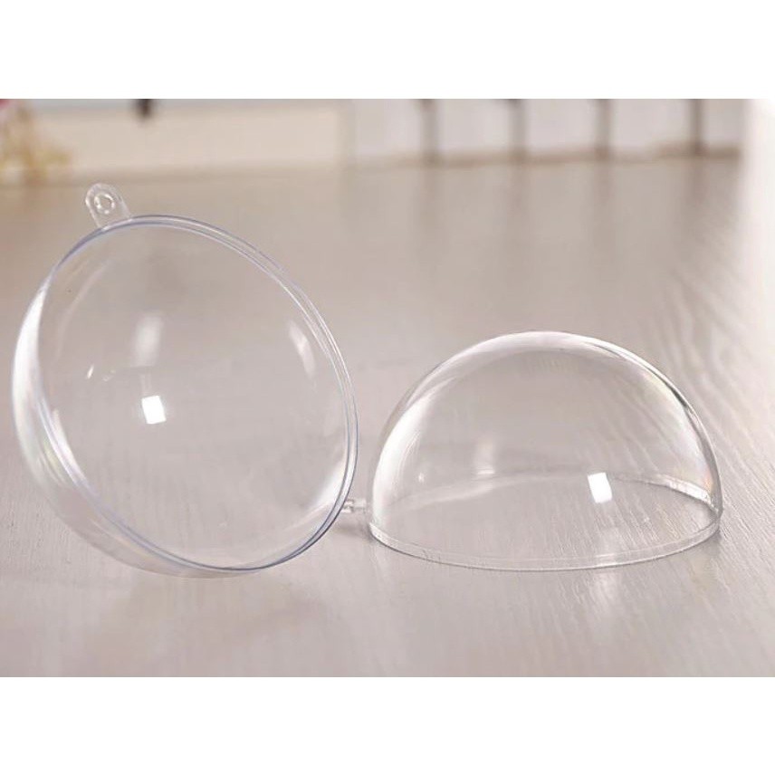 3/4/5/8/10/11/12/14/16/20cm Christmas Tress Ball Transparent Plastic Baubles Christmas Baubles Sphere Fillable (323L) - Image 18