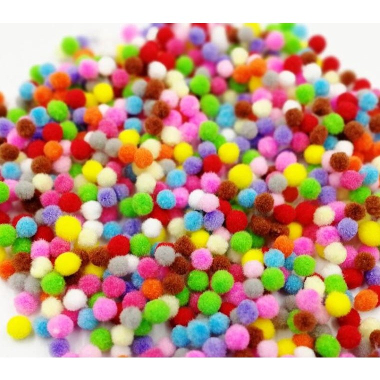 10/12/15/20/25/30mm Mini Fluffy Soft Pom Poms Pompoms Ball Handmade Kids Toys Wedding Christmas Decor DIY Sewing(845L) - Image 11