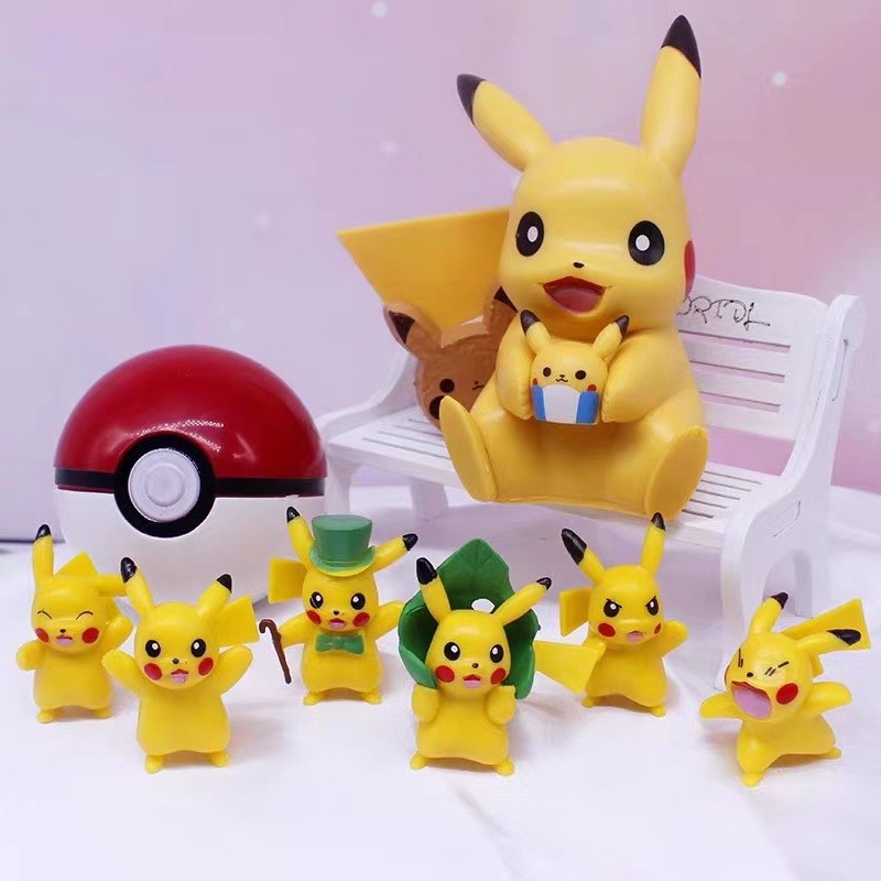 6pcs/set Pokemon birthday cake topper kids children birthday party decorations kids birthday gifts toys(778L) - Image 5