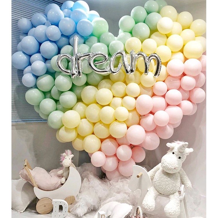 100pcs 10 inch macaroon color latex balloons birthday party decorations(211L) - Image 3