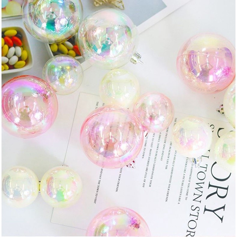 3pcs/set Bubble Ball Cake Decor Bowknot Transparent Ball Symphony Baking Dress Up Supply(1341L) - Image 3