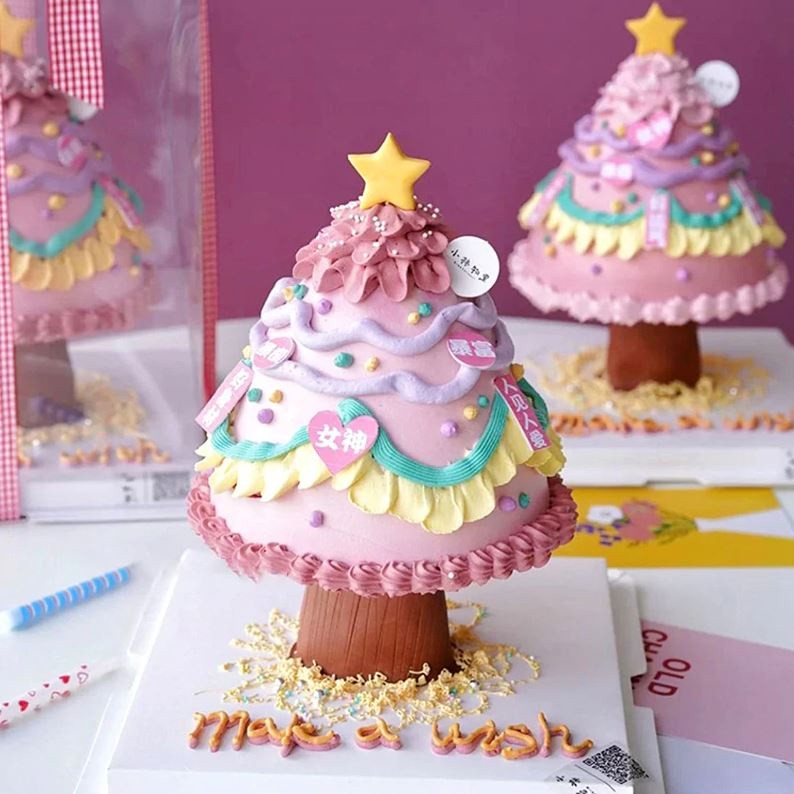 Wishing Tree Design Cake Support Frame Creative Cake Stands Decor Cake Dessert Support Spacer Piling 许愿树蛋糕装饰 (1146L)
