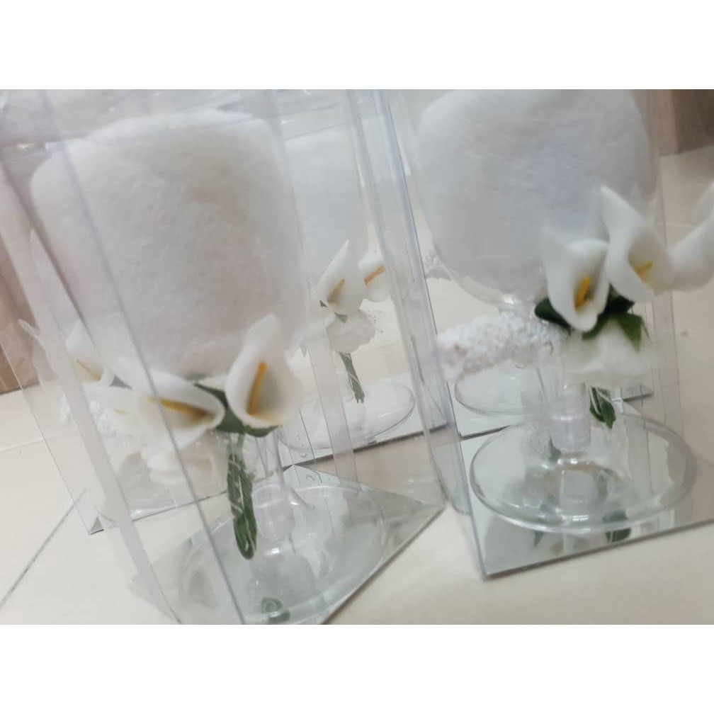 READY IN STOCK Goblet Towel 5 Colors Hand Towel Washcloth Wedding Party Gifts Drop Ship Support(230L) - Image 8
