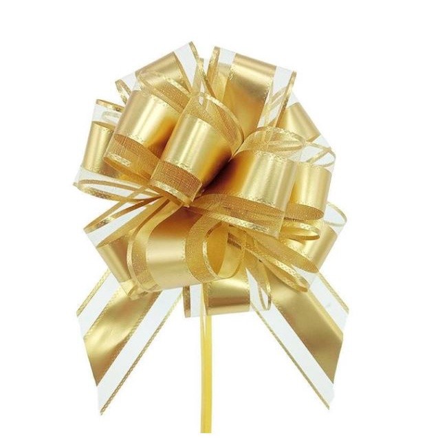 1pc Large Golden Pull Bow Tulle Ribbon Bows Wedding Party Cars Birthday Christmas Presents Gift Decoration(1872L) - Image 20