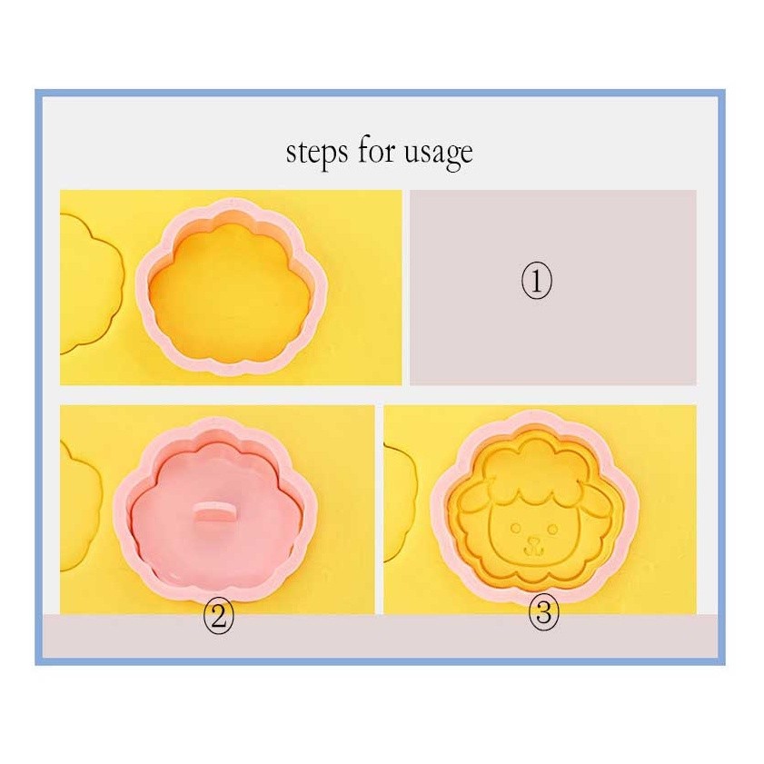 Mini Frame Sweets Anime Molds Dog Mold Cookie Stamps Cutters Pastry Cutter Baking Accessories Tools Kitchen饼干模具(2208L) - Image 3