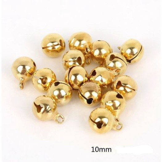 8/10/12/14/16/18/20mm Silver Gold Jingle Bells Pendants Hanging Christmas Tree Ornaments Christmas Decoration DIY(2268L) - Image 5