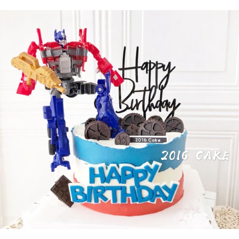 Transformers Anime Cartoon Figure Kawaii Bumblebee Optimus Prime Action Doll Car Model Children Toys Cake Decor (2121L) - Image 2