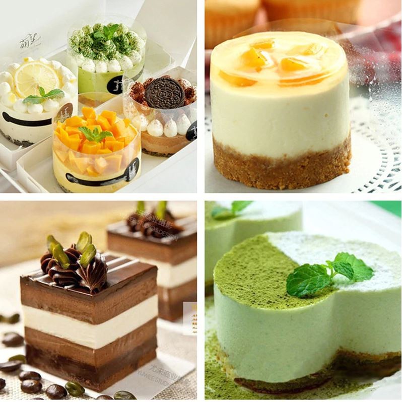 6/8/10/12cm Transparent Paper Clear Mousse Surrounding Edge Wrapping Tape BakingCake Dessert Collar DIYCake Decor(1011L) - Image 2