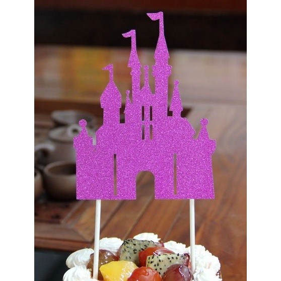 Golden Silvery Blue Paper Glitter Cake Topper Happy Birthday Cupcake Topper For Baby Shower Birthday Party 蛋糕插旗 (399L) - Image 4