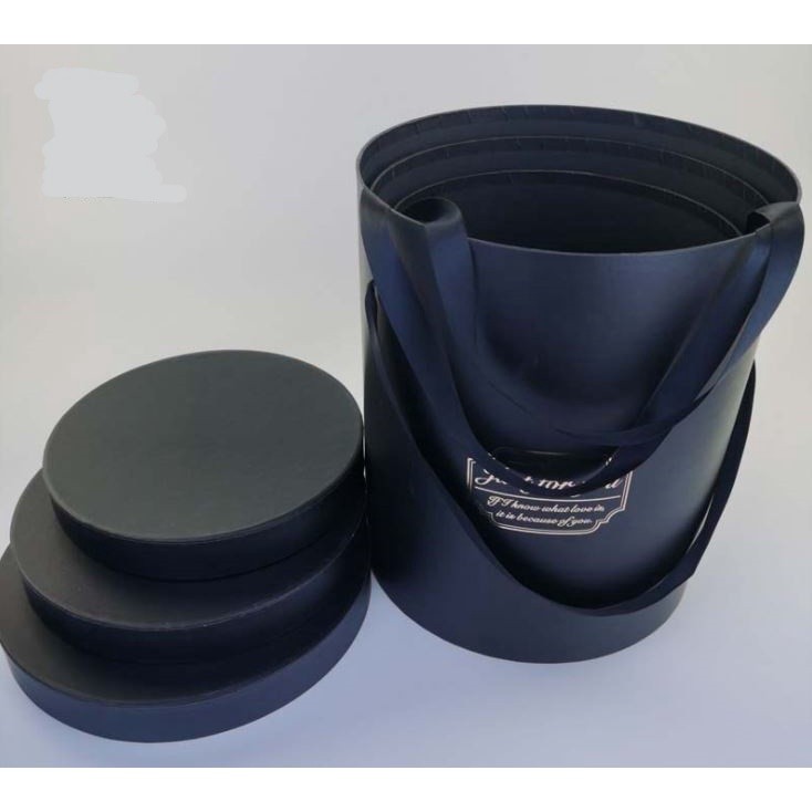 New Round Flower Paper Boxes Lid Hug Florist Flower Bucket Gift Packaging Box Gift Candy Bar Party Wedding(1245L) - Image 10