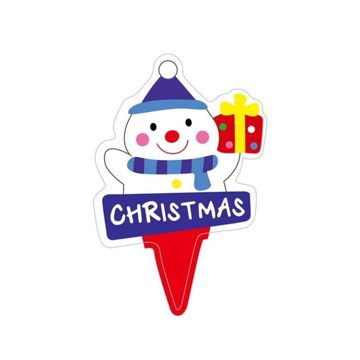20pcs/pack Christmas Cake Topper Santa Gingerbread House Train Tree Elk Insert Card Xmas New Year Eve Party (1591L) - Image 10