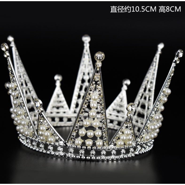 1pc Princess Crown Cake Topper Birthday Ornaments Headdress Crown Topper Cake Decoration For Birthday Party(1301L) - Image 10
