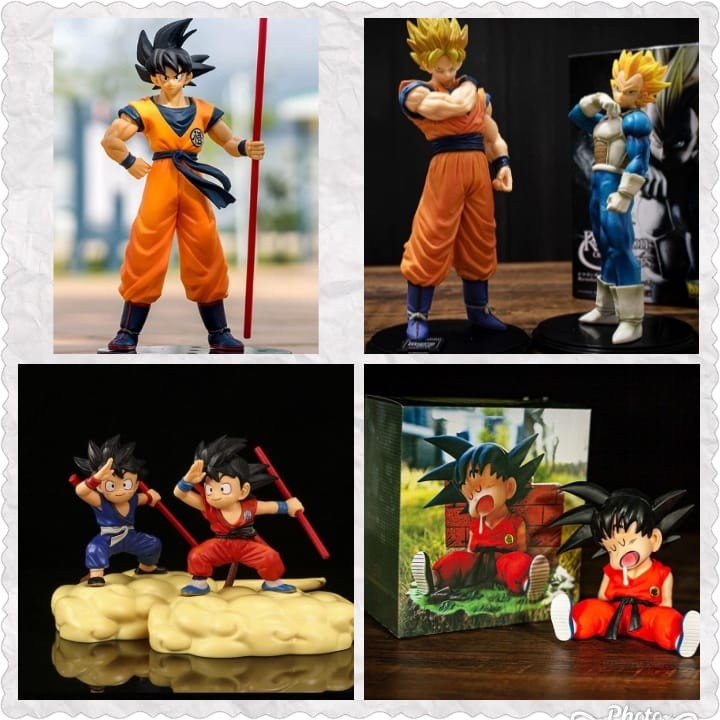 Anime Dragon Ball Z Action Figures Monkey King Son Goku Super Saiyan Sleeping PVC Model Ornaments Collection(1529L)