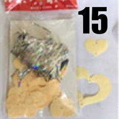 Laser balloon pendant decoration sequins love word stars rain silk ornaments birthday wedding room(177L) - Image 7