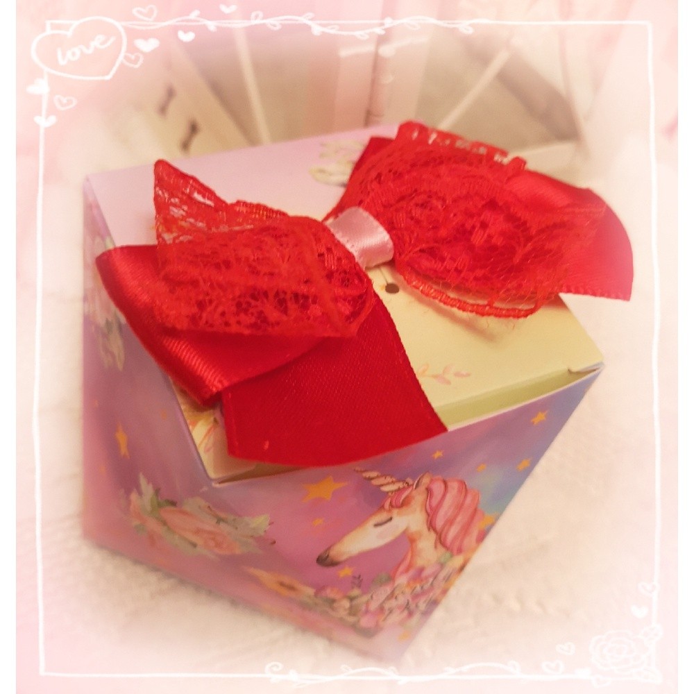 1pc Diamond shape Lovely unicorn Candy Box Wedding Favors And Gifts baby shower birthday Party Supplies(138L) - Image 3