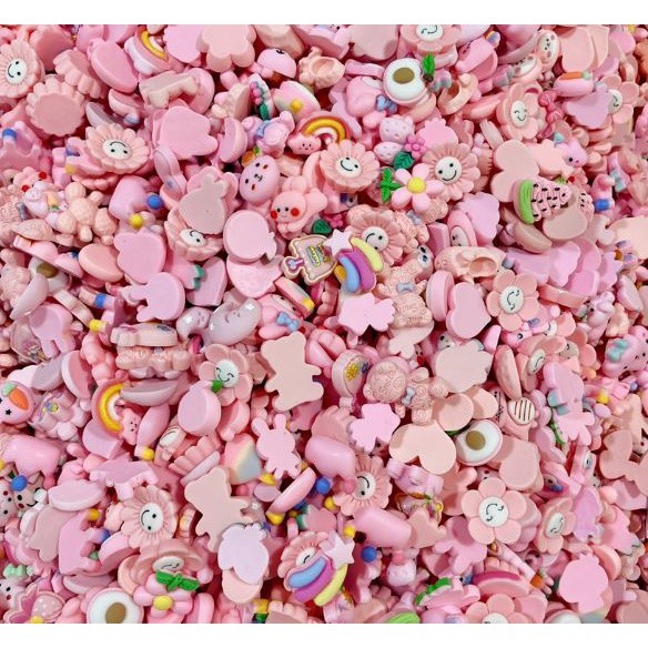 10pcs/pack Cartoon Animal/Flower Resin Flatback Slime Charms Cream Glue Resin Accessories for DIY Crafts(2139L) - Image 9