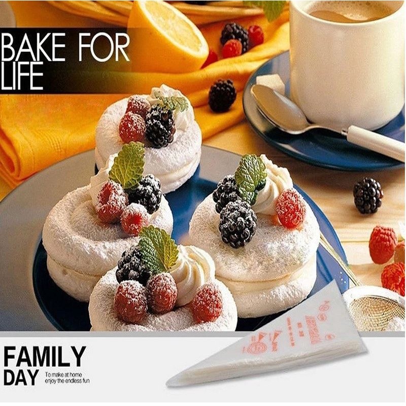 50/100 PCS Baking Decorating Bag For Baking Cake Tool Disposable Piping Bag Icing Nozzle Fondant Cake (1271L) - Image 4