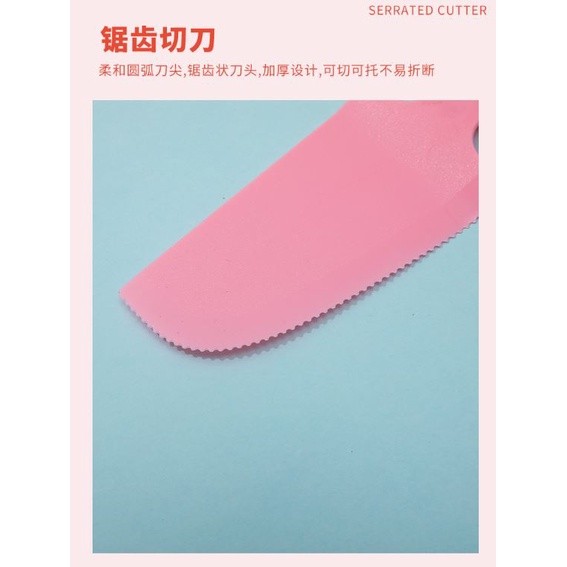 1 Set Plastic Plate Fork Knife Suit Disposable Birthday Cake Tableware Happy Birthday Accessories Home Party (2162L) - Image 4