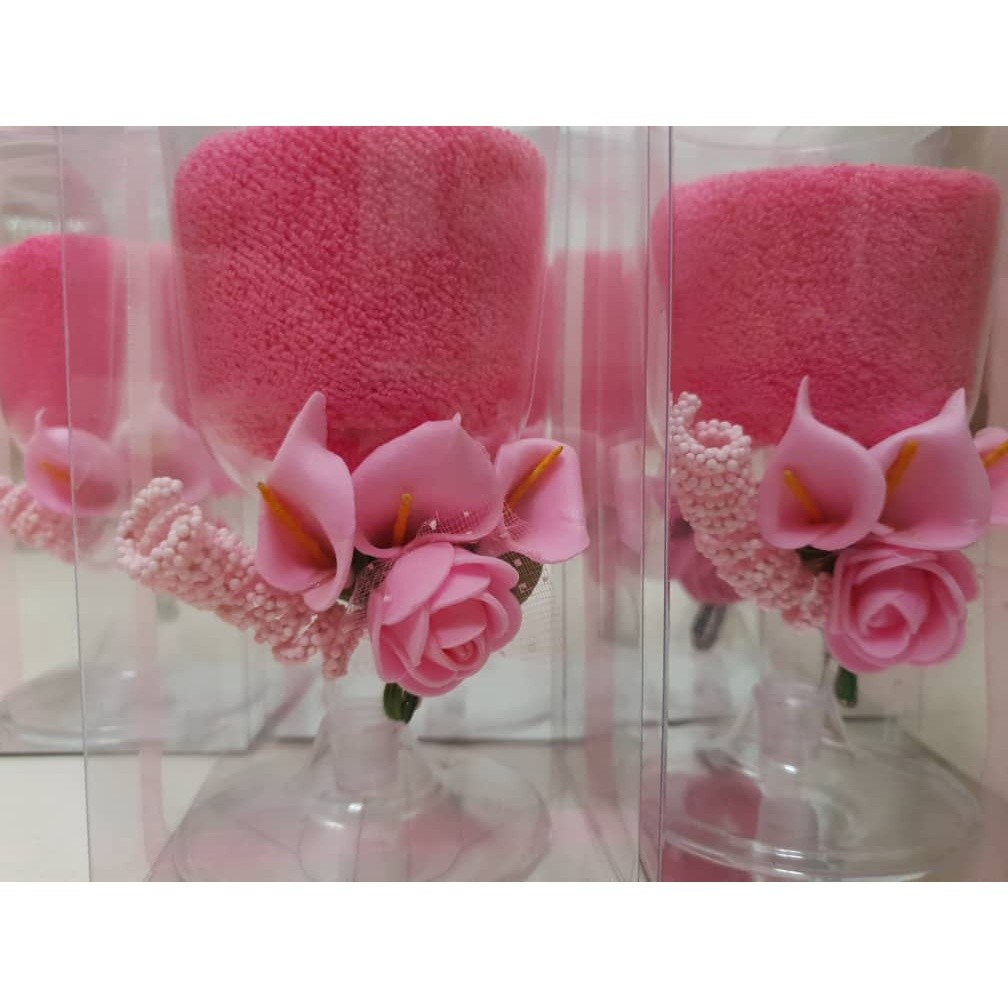 READY IN STOCK Goblet Towel 5 Colors Hand Towel Washcloth Wedding Party Gifts Drop Ship Support(230L) - Image 11