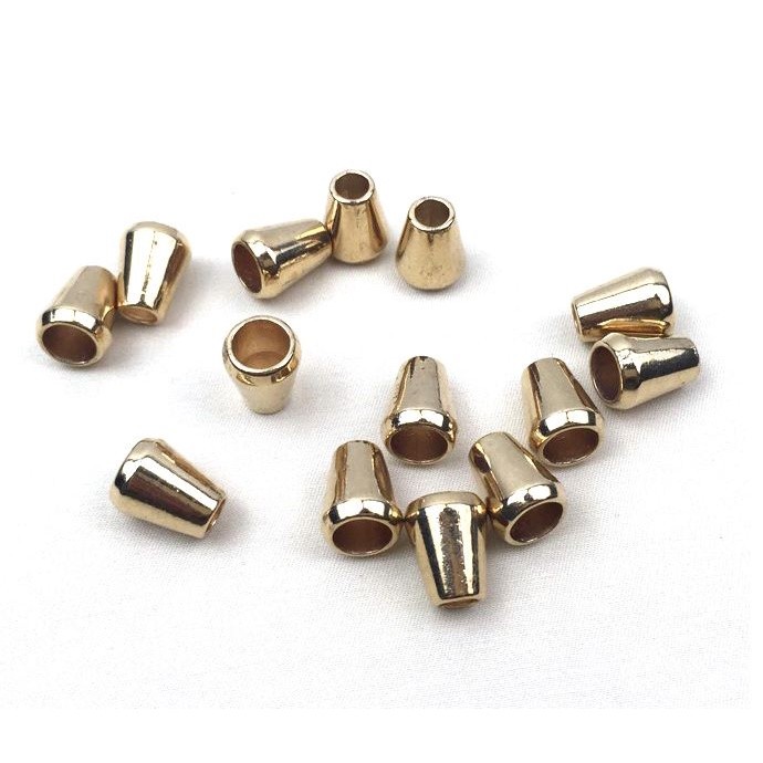 10pcs Metal Bell Buckles Stopper Cord Cap Rope Lock Anti-slip Buttons for Bags Garment Stopper Cords Accessories (1503L) - Image 3