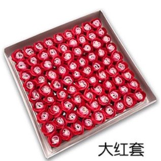 1pc 3.5cm diameter Rose Soap Flower Head Three-layer No Base Rose Soap Flower Head Eternal Flower (502L) - Image 15