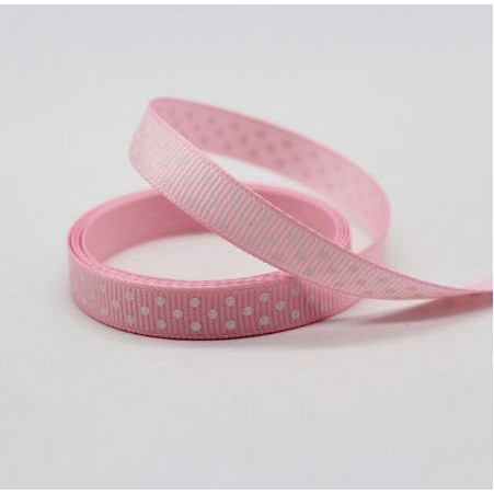 3yards/lot 10mm Grosgrain Ribbon Printing Polka Dot Hair Bow Party Wedding Decoration DIY Sewing Fabric (2154L) - Image 2