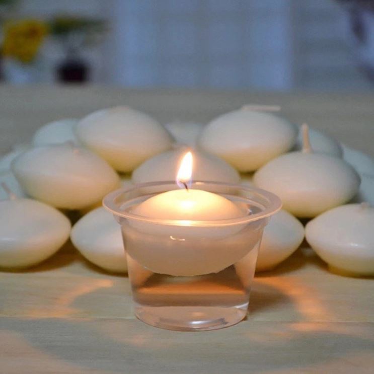 10pcs Unscented Small Floating Candles For Wedding Party Event New Year Christmas Decoration Home(257L) - Image 8