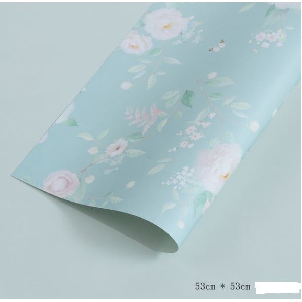 1pc Waterproof Wrapping Flower Paper Waltz Flower Shop Supplies Gift Bouquet Packaging Art Paper (2107L) - Image 6