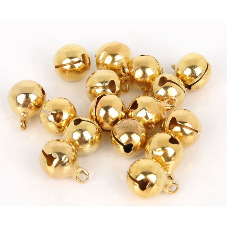 8/10/12/14/16/18/20mm Silver Gold Jingle Bells Pendants Hanging Christmas Tree Ornaments Christmas Decoration DIY(2268L) - Image 8