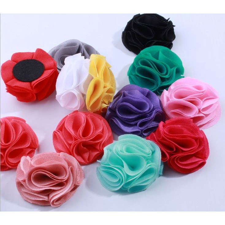 4.5cm high quality exquisite handmade flowers cloth flowers clothing, hat & hair accessories(331L) - Image 4
