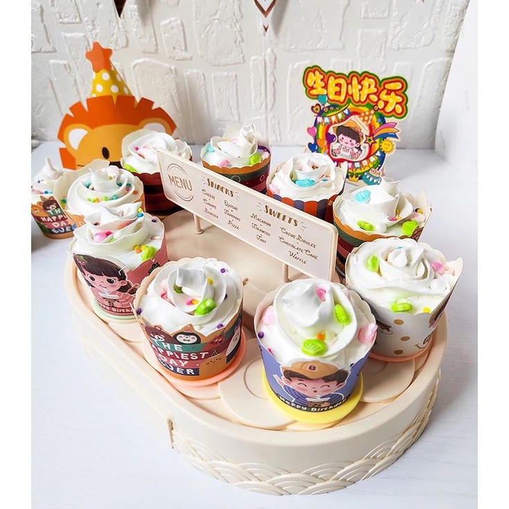 Automatic Rotating Dessert Table Birthday Driver Cake Decoration Display Table Swinging Tray Wedding Birthday (2117L) - Image 3