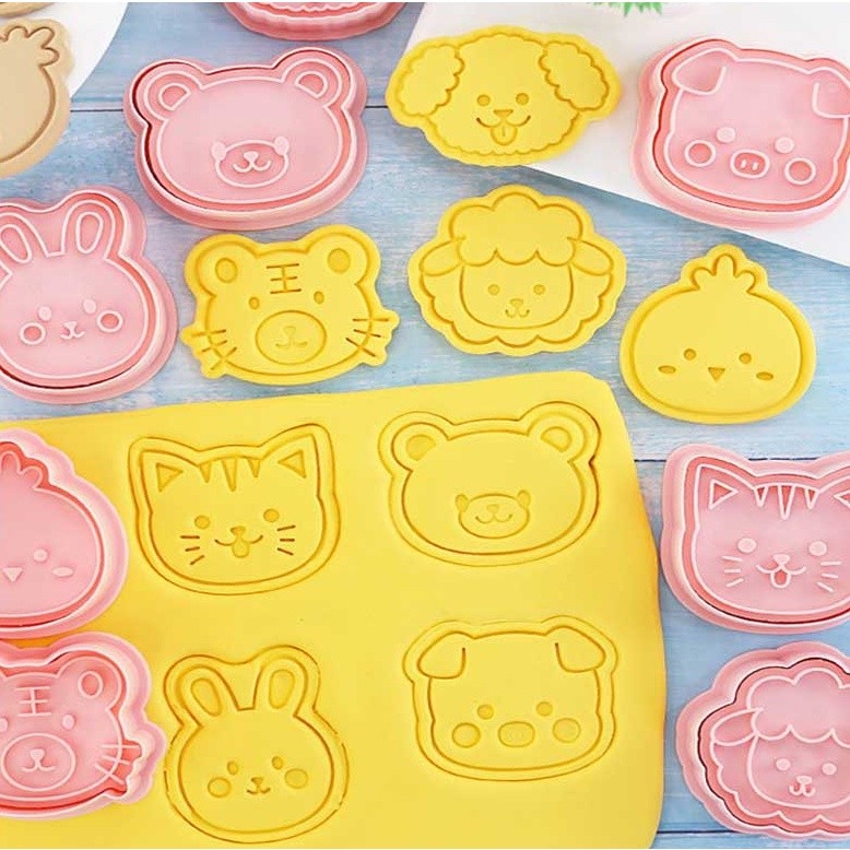Mini Frame Sweets Anime Molds Dog Mold Cookie Stamps Cutters Pastry Cutter Baking Accessories Tools Kitchen饼干模具(2208L) - Image 4