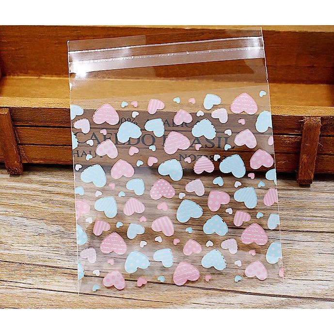 100pcs 10x10cm Cute Cartoon Gifts Bags Cookie Packaging Self-adhesive Plastic Bags For Biscuits Candy Food(164L) - Image 18