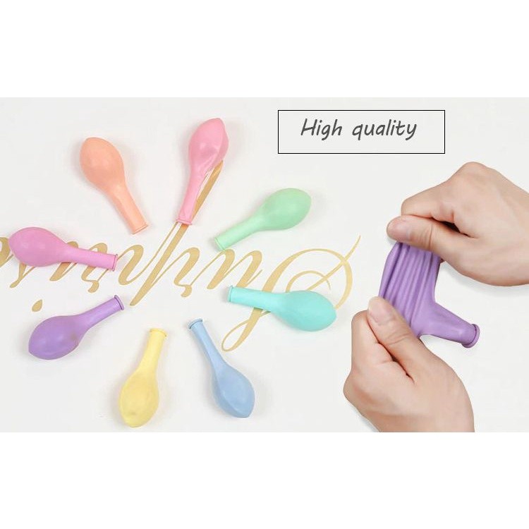 100pcs 10 inch macaroon color latex balloons birthday party decorations(211L) - Image 4