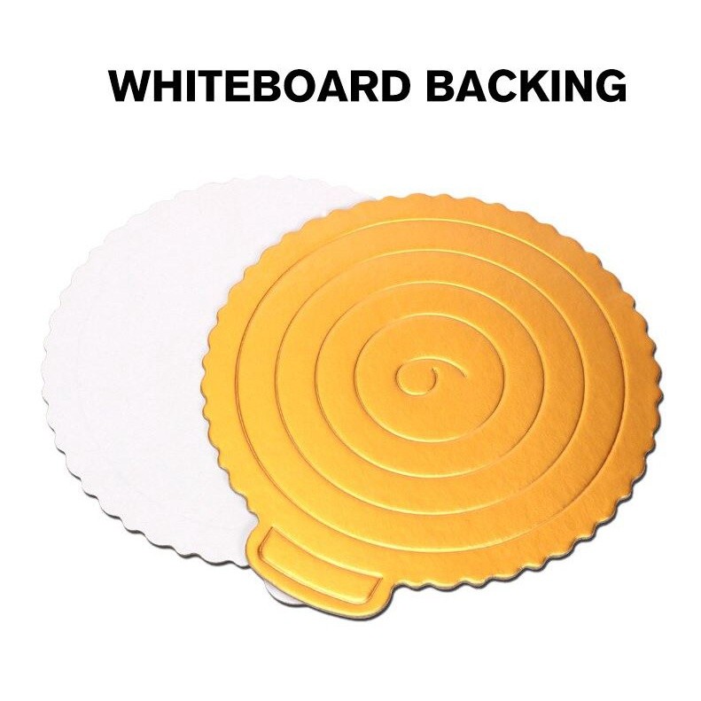 Mousse Cake Boards Paper Cupcake Dessert Displays Tray Gold Cake Board Paper Base Pastry Baking(1485L) - Image 5