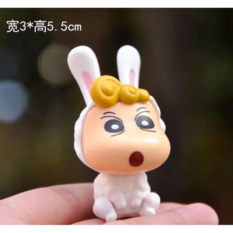 1pcs Crayon Shin-Chan Figures Shinnosuke Nohara Shinchan Cosplay Animals Bird Cat Dog Cow Rabbit Butterfly(964L) - Image 9
