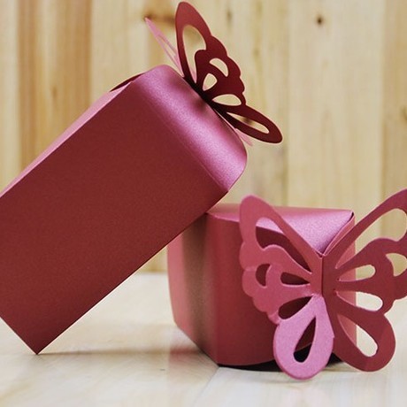 10pcs/lot Butterfly Party wedding candy box wedding Carriage European cake box 蝴蝶蛋糕盒 (209L) - Image 3