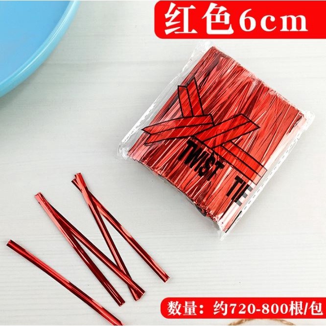 6/8/10cm Lucia crafts Twist Ties Packaging Rope Wire Belt For Food Bread Cookies Bakery Bags Seals 金属扎带包装袋扎条 (170L) - Image 13