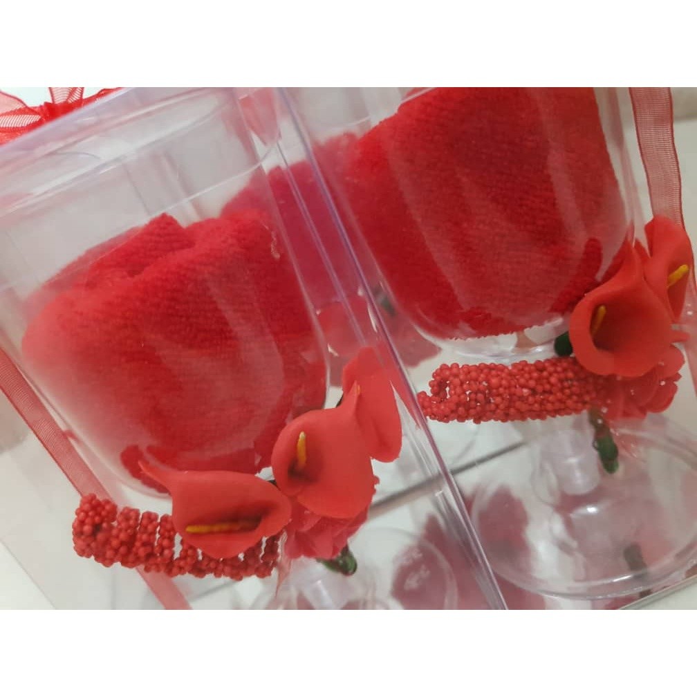 READY IN STOCK Goblet Towel 5 Colors Hand Towel Washcloth Wedding Party Gifts Drop Ship Support(230L) - Image 5