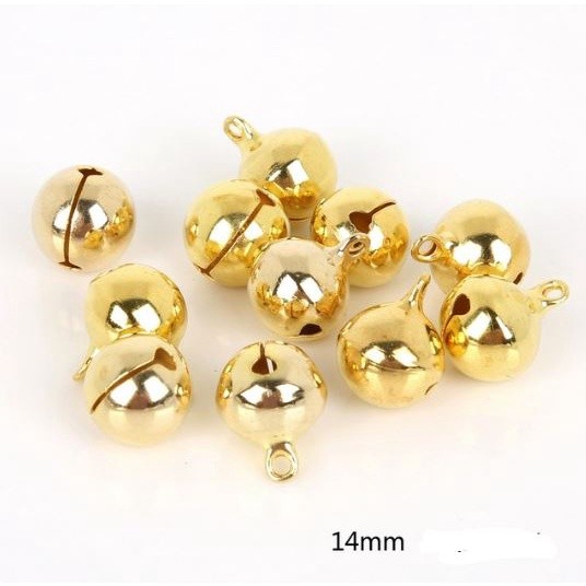 8/10/12/14/16/18/20mm Silver Gold Jingle Bells Pendants Hanging Christmas Tree Ornaments Christmas Decoration DIY(2268L) - Image 7