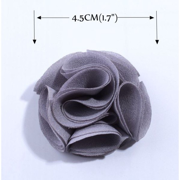 4.5cm high quality exquisite handmade flowers cloth flowers clothing, hat & hair accessories(331L) - Image 3